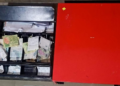 San Justo: Agentes del CRE local atraparon a dos jóvenes y secuestraron una caja registradora presuntamente robada con dinero