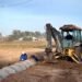 La municipalidad de Cañada de Gómez avanza con la obra de la nueva rotonda de acceso desde la Autopista