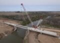 Avance histórico en el desvío Giardino: se montaron las vigas del nuevo puente sobre el Río Carcarañá