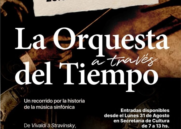 La Orquesta Sinfónica Provincial de Rosario se presenta en el Teatro Verdi de Cañada de Gómez