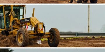 Continúa la obra de la nueva rotonda en el ingreso a Cañada de Gómez desde la Autopista