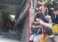 SANTA FE: BOMBEROS ZAPADORES SANTAFESINOS LOGRARON RESCATAR DESDE UN POZO PROFUNDO A UN OPERARIO DE LA CONSTRUCCIÓN
