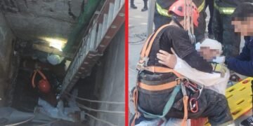 SANTA FE: BOMBEROS ZAPADORES SANTAFESINOS LOGRARON RESCATAR DESDE UN POZO PROFUNDO A UN OPERARIO DE LA CONSTRUCCIÓN