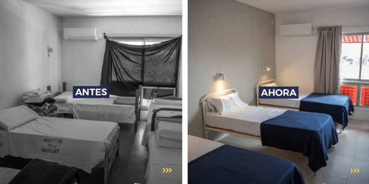 ASÍ REMODELARON LAS PRIMERAS 10 HABITACIONES DE GUARDIA DEL GARRAHAN