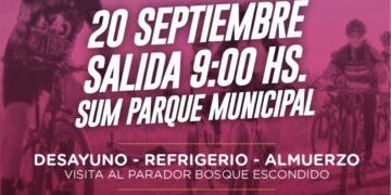 Nueva edición del Cicloturismo de la Primavera en Cañada de Gómez