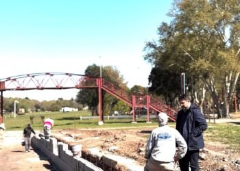 Cañada de Gómez continúa avanzando la obra de transformación de un galpón en desuso por años para convertirlo en el primer anfiteatro de la ciudad