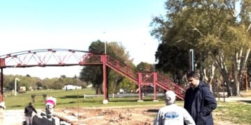 Cañada de Gómez continúa avanzando la obra de transformación de un galpón en desuso por años para convertirlo en el primer anfiteatro de la ciudad
