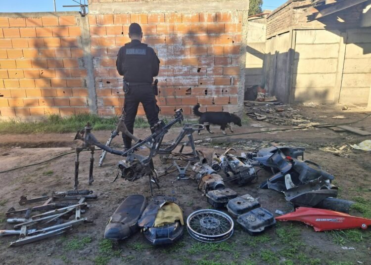 VENADO TUERTO: MÚLTIPLES ALLANAMIENTOS PERMITIERON SECUESTRAR AUTOPARTES Y TRASLADAR A TRES PERSONAS