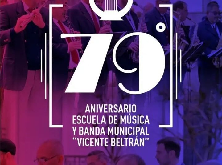 Hoy celebramos el 79° aniversario de la Banda Municipal “Vicente Beltrán” de Cañada de Gómez