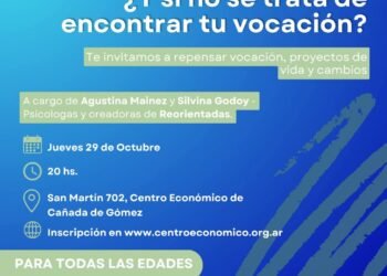 La Cámara de la Mujer del Centro Económico invita a participar de la charla “¿Y si no se trata de encontrar tu vocación?”