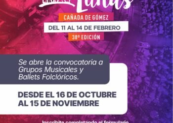 EL MUNICIPIO CONFIRMÓ LA 38° EDICIÓN DEL FESTIVAL «LAS TRES LUNAS» Y ABRIÓ LA CONVOCATORIA PARA ARTISTAS, GRUPOS Y BALLETS