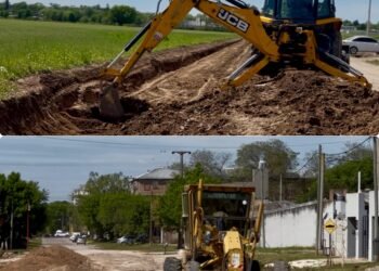 LA MUNICIPALIDAD DE CAÑADA DE GÓMEZ AVANZA CON TRABAJOS DE PREVENCIÓN HÍDRICA