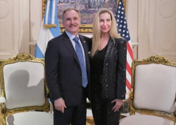 Karina Milei recibió al embajador de los Estados Unidos