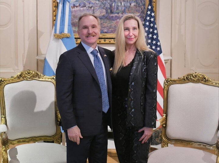 Karina Milei recibió al embajador de los Estados Unidos